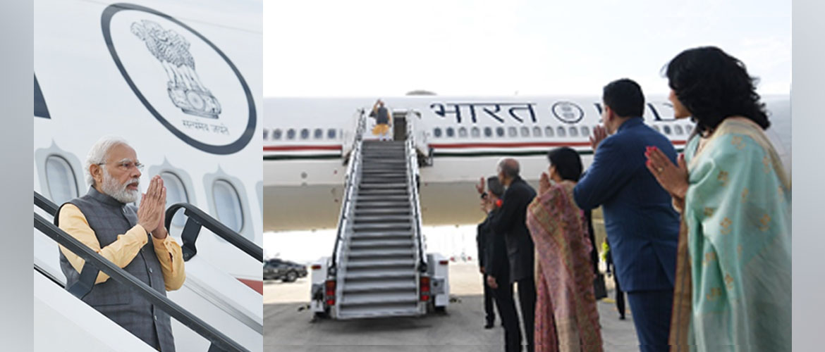  Prime Minister Shri. Narendra Modi departs from Germany.