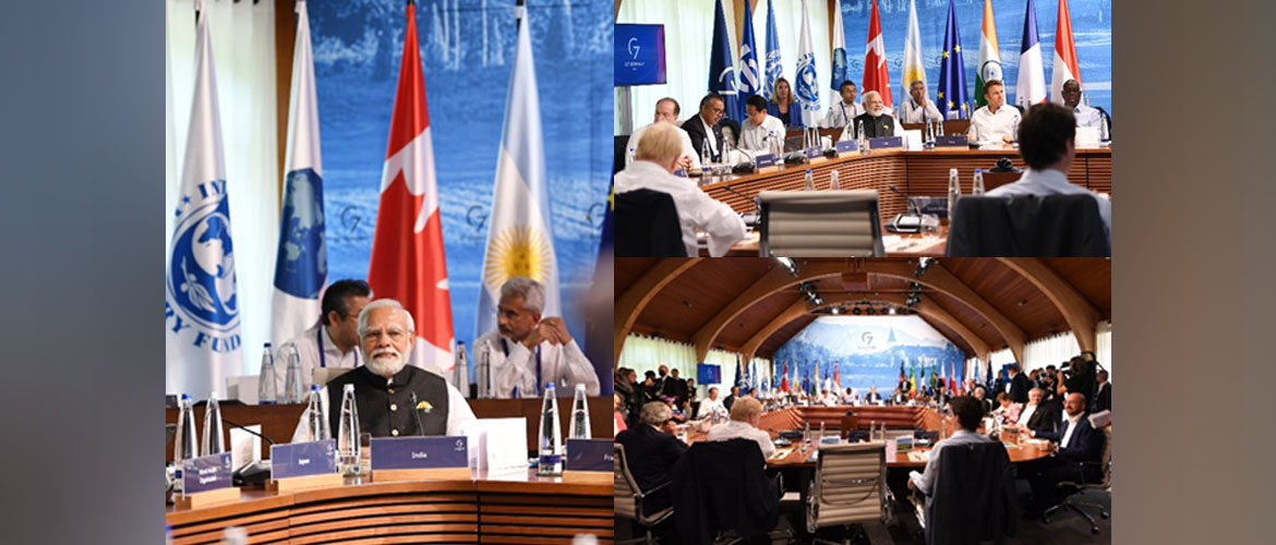  Prime Minister Shri. Narendra Modi participates in the G7 Summit at Schloss Elmau. 