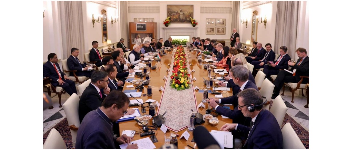  IGC Plenary co-chaired by PM Narendra Modi and Chancellor Olaf Scholz on 25.10.24