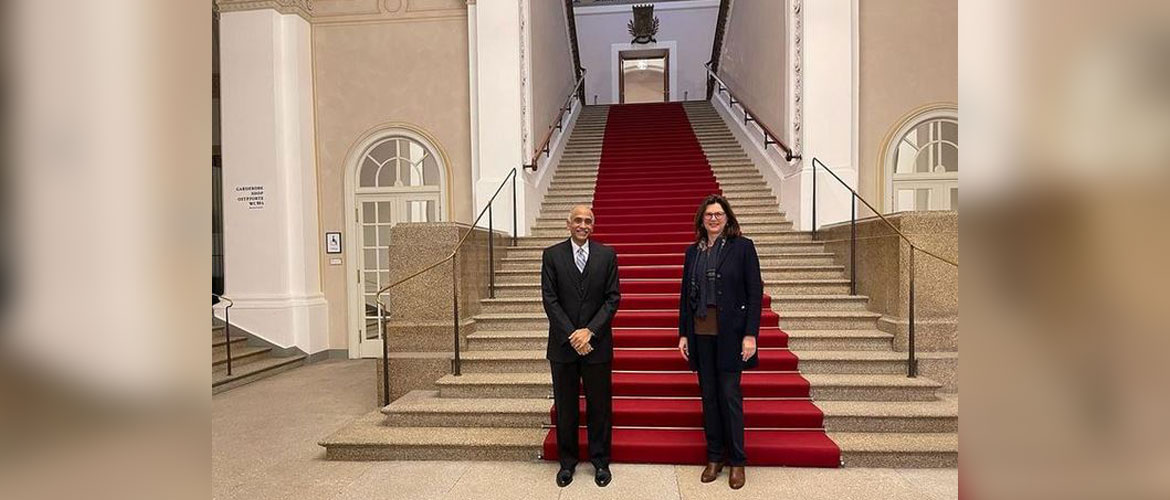  Ambassador P. Harish with Ms. Ilse Aigner President of the Bavarian State Parliament