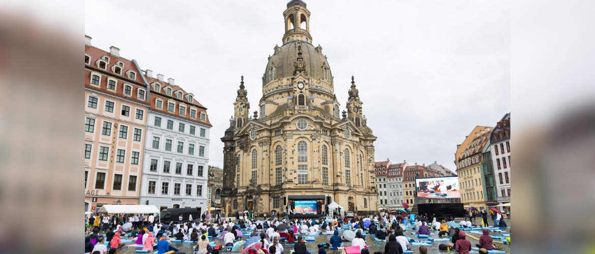  Celebration of International Day of Yoga 2024 in Dresden