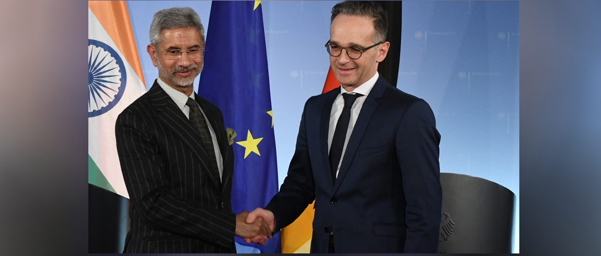   External Affairs Minister Dr. S. Jaishankar with Former German Federal Minister for Foreign Affairs <br> Mr. Heiko Maas in Berlin on 18 February 2020