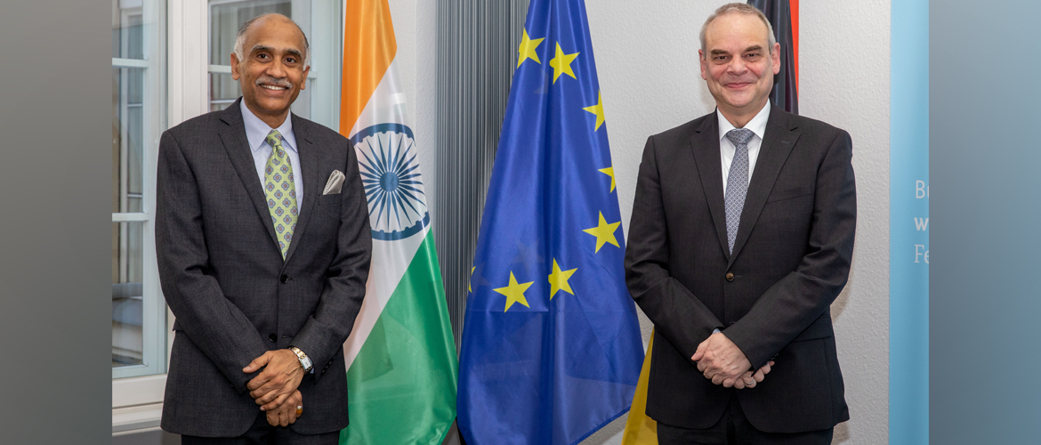  Ambassador P. Harish met State Secretary Benedikt Zimmer, Ministry of Defence