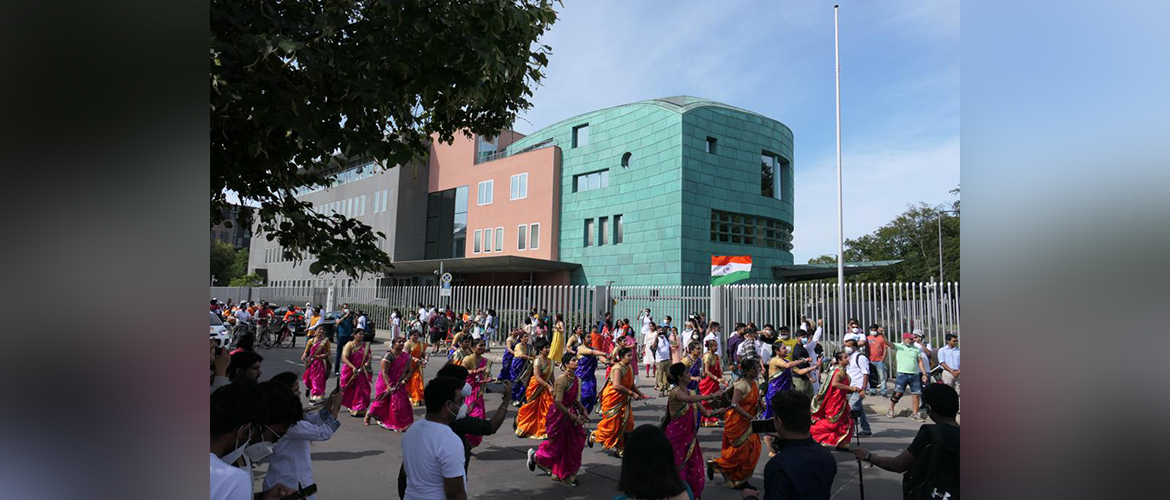  Azadi Ka Amrit Mahotsav (AKAM) celebrations in Berlin on India's 75th Independence Day